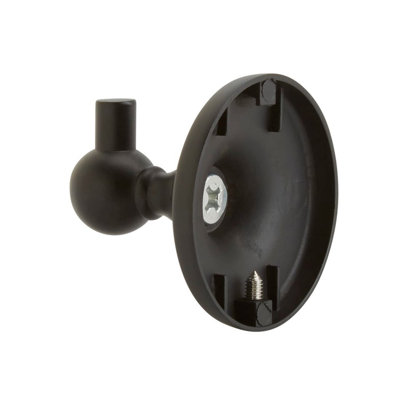 Amerock Wall Mounted Matte Black Robe Hook, Towel Holder, Single Prong Hook, Towel Hook, Bathroom Accessories, Bath Hardware, Kitchen Towel Holder - Image 3